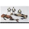 Image 1 : #634 SPEEDER BIKE AND SCOUT TROOPER LOT 1990S ROTJ