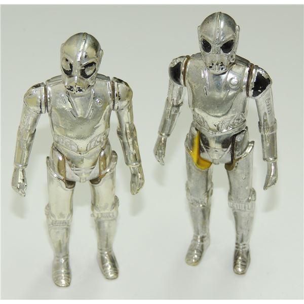 PAIR OF DEATH STAR DROIDS 1978 ARMY BUILDER