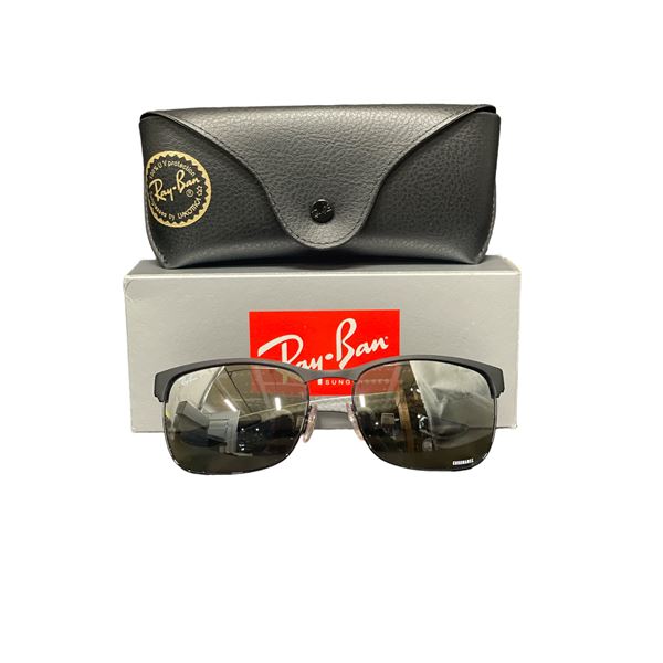 Ray-Ban chromance sunglasses w/box & case - Police recovery - retail $423