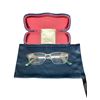 Image 1 : Gucci - (GG07530) non-prescription eyeglasses w/ blue velvet case - Police recovery - retail $465 US