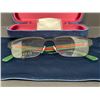 Image 2 : Gucci - (GG07530) non-prescription eyeglasses w/ blue velvet case - Police recovery - retail $465 US