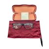 Image 1 : Gucci - (GG0424O) non-prescription eyeglasses w/ red velvet case - Police recovery - Retail $469 CAD