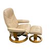 Image 1 : The Ekorness stressless - recliner lounge chair w/ Ottoman - retail $800