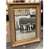 Image 1 : Gold painted framed mirror - approx 29" x 37"