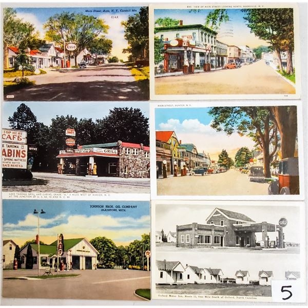 Gas & Service Stations 50+ Postcards