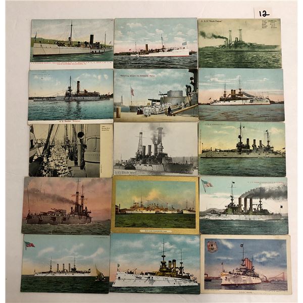 Navy Ships 60 Postcards