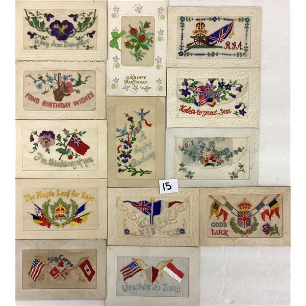 Novelty - Woven in Silk Postcards 13