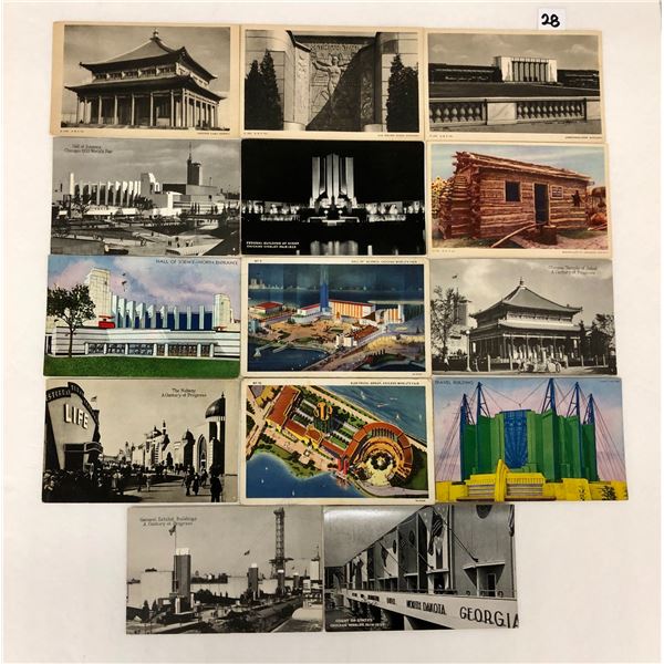 1933 Chicago World's Fair Exposition Postcards Approx. 65