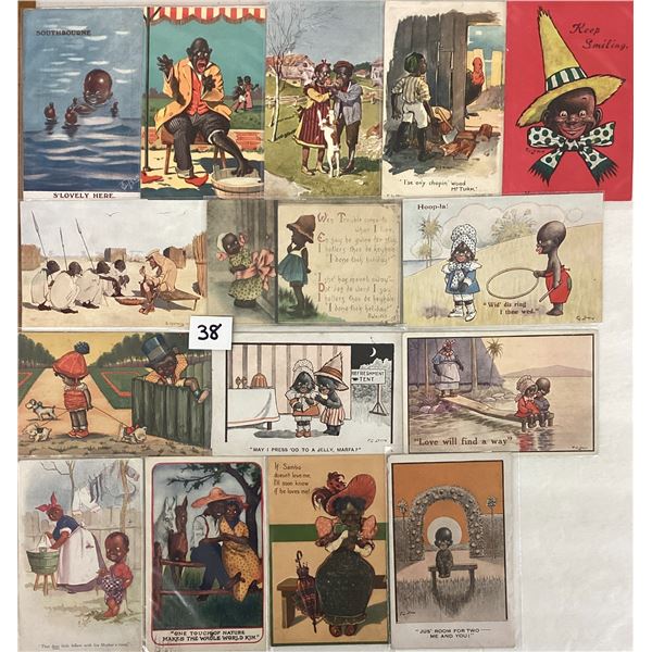 Black Americana Greeting Postcards 26