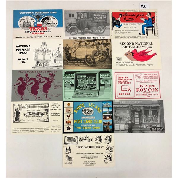 National Postcard Week & Related Postcards Approx. 300