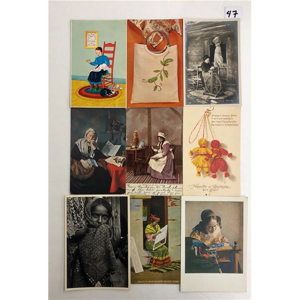 Sewing - Weaving Postcards 110+