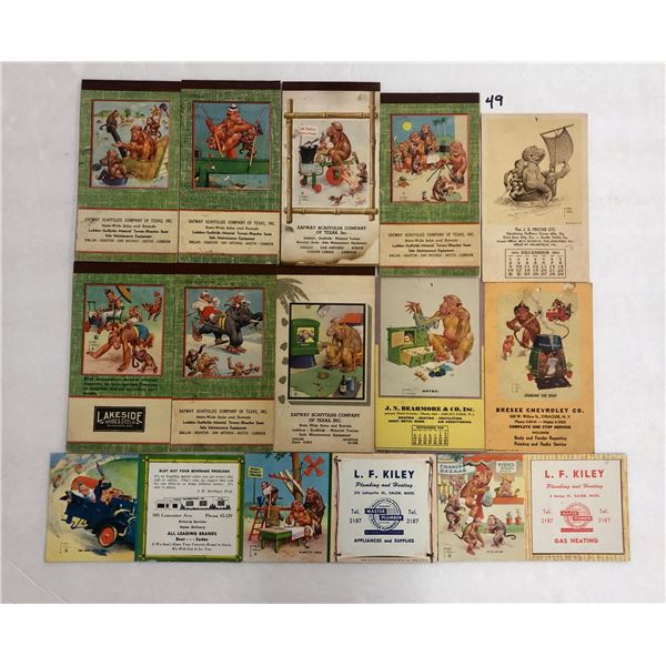 Animals - Lawson Wood Postcards/Paper/Blotters 26 Total
