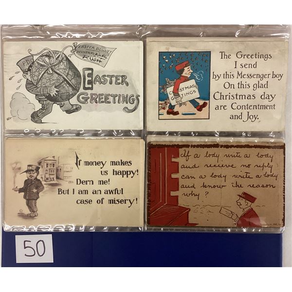 Postcards with Postmen Album 55+ Postcards