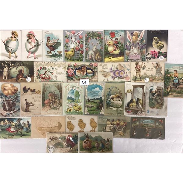 Holiday Greetings Easter 25+ Postcards
