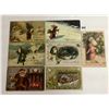 Image 2 : Holiday Greetings Santa Christmas Postcards 22