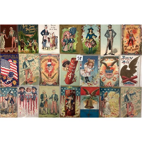 Patriotic Greeting Postcards 30+