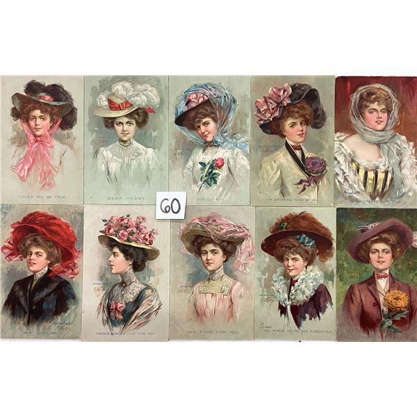 Ladies Signed Artist Postcards 10