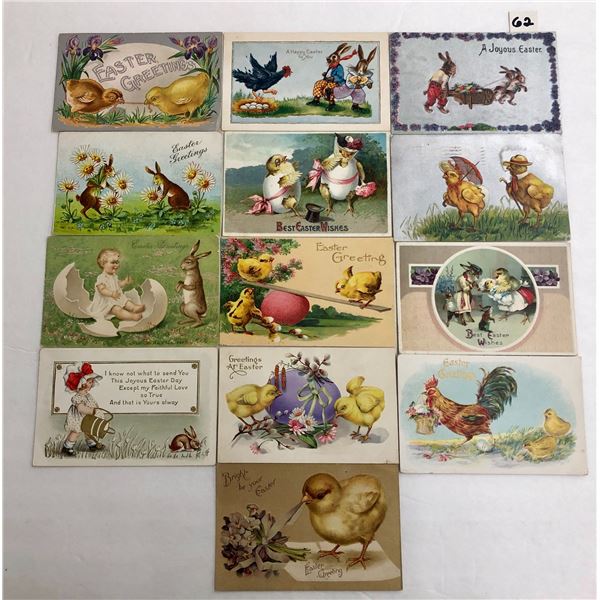 Easter Holiday Greeting Postcards 55+