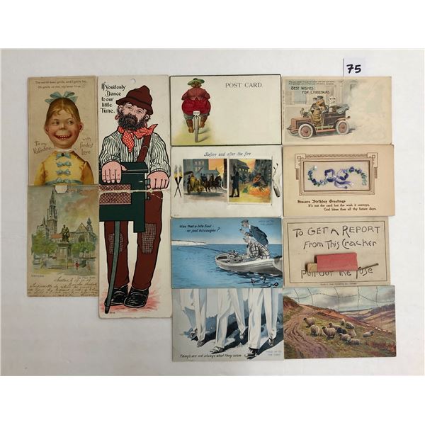 Novelty 17 Postcards