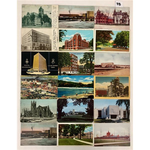 Iowa Approx. 375 Postcards