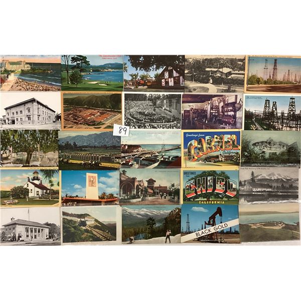 California Sorted Subject Postcards Approx. 300