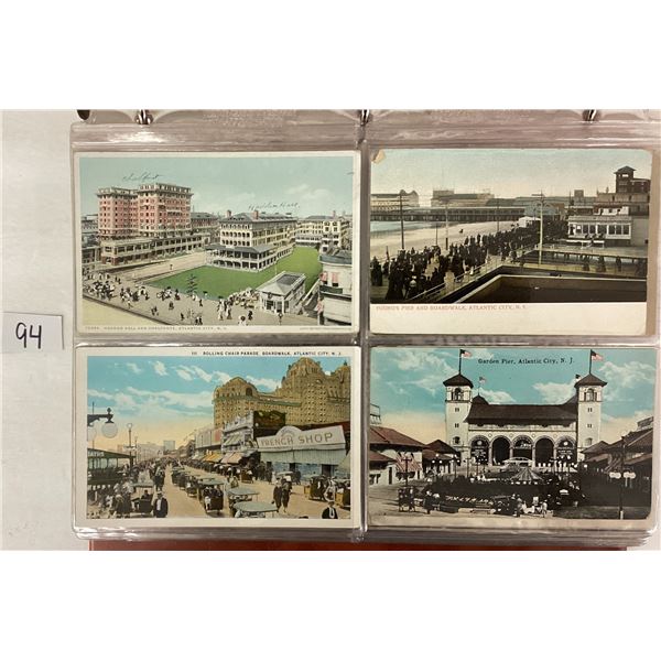 Atlantic City, New Jersey Postcard Album Approx. 180 Postcards