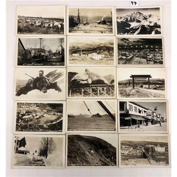 Real Photo Alaska 21 Postcards