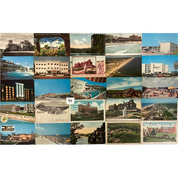 Virginia Sorted Approx. 550 Postcards