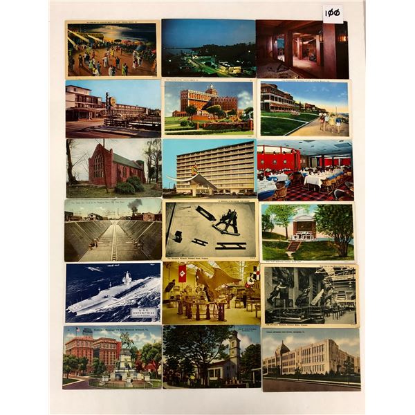 Virginia Approx. 460 Postcards