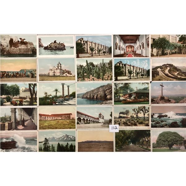 Detroit Publishing California Approx. 250 Postcards