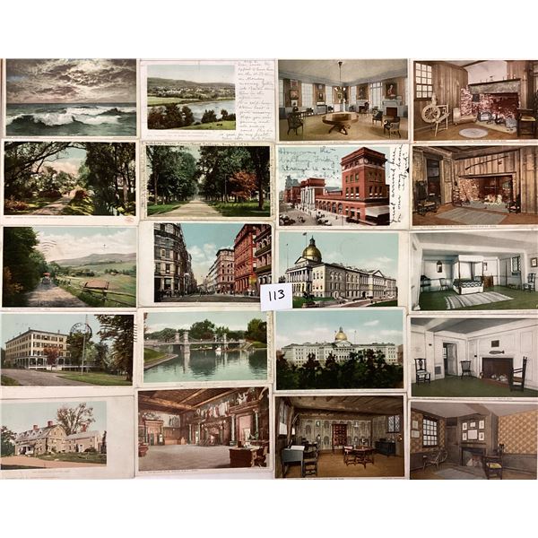 Detroit Publishing Massachusetts Postcards Approx. 170