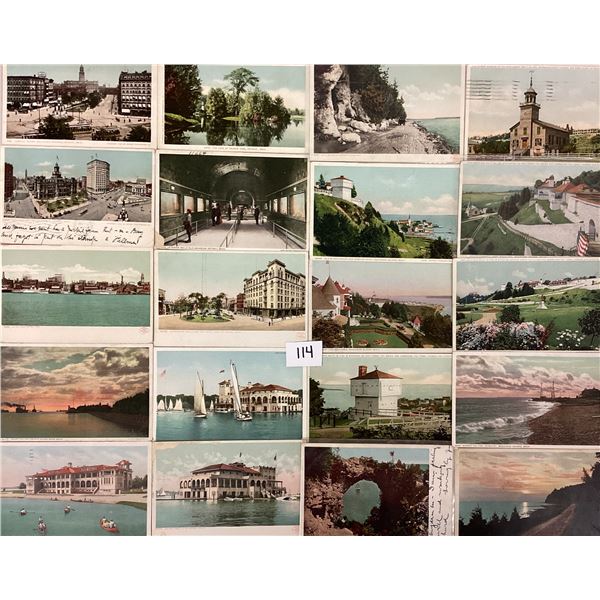 Detroit Publishing Michigan Postcards 40+