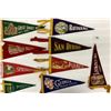 Image 2 : Vintage Miniature Felt Pennants 18 Different