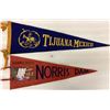 Image 1 : 4 Vintage Felt Pennants