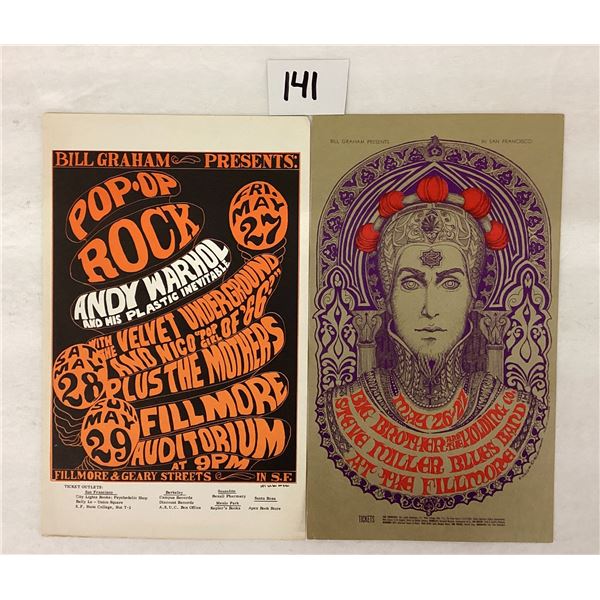 Rock & Roll Fillmore Auditorium Postcards 2