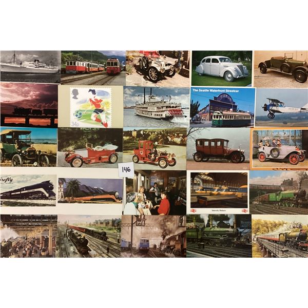 Transportation Box Approx. 500 Postcards