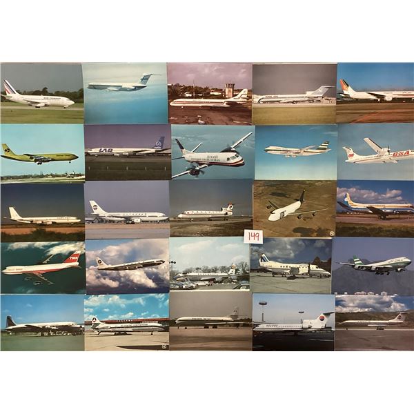 Continental Chrome Planes Approx. 700 Postcards