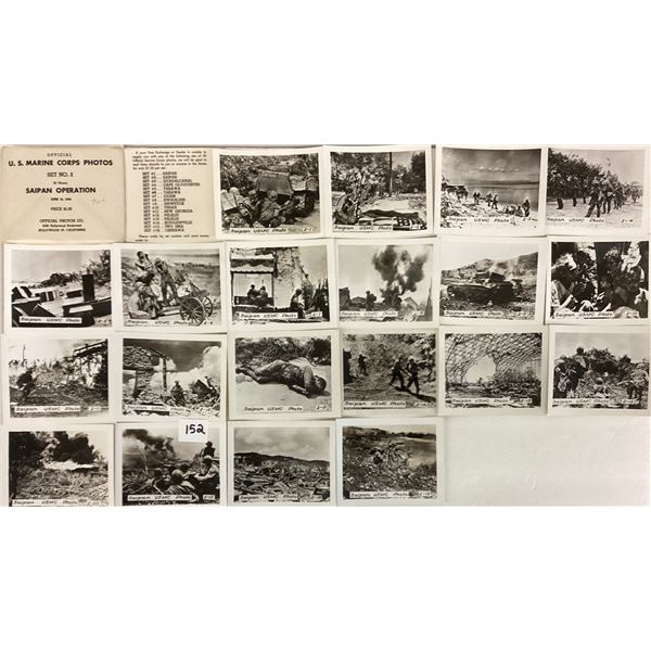 Military Snap Shot Operation Saipan Set #2 20 Photos