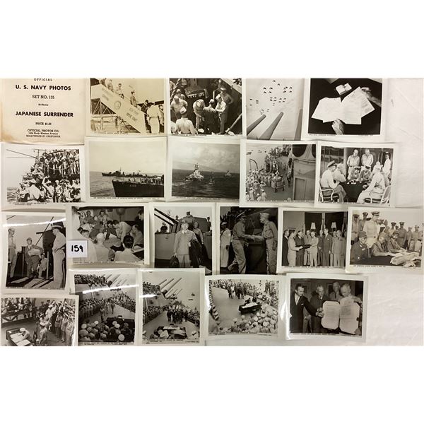 Military Snap Shot Japanese Surrender Set #135 20 Photos