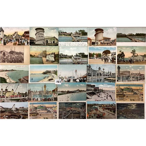 Amusements Parks - Rhode Island & Massachusetts Postcards 30+