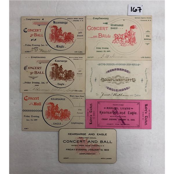 12 Concert & Ball Fire Related Ephemera