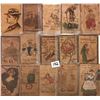 Image 2 : Novelty - Antique Leather Postcards Approx. 50