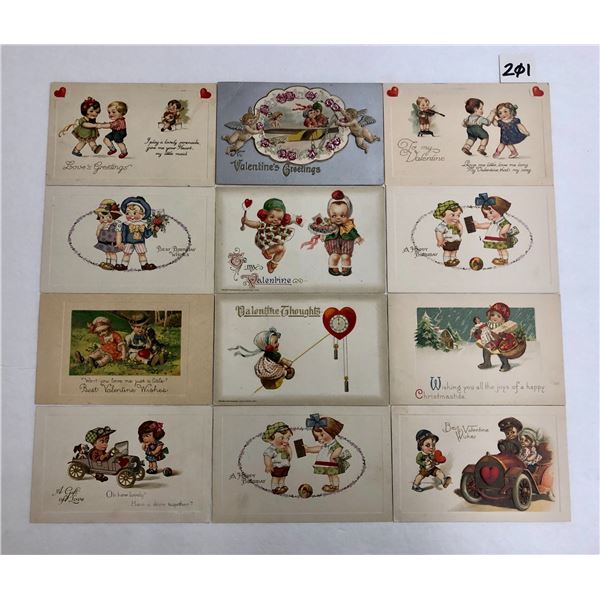 Children Holiday Greeting Postcards - Mostly Frexis 34 Postcards