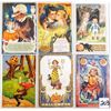 Image 3 : Halloween Holiday Greeting Postcards 22 Cards