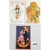 Image 5 : Halloween Holiday Greeting Postcards 22 Cards