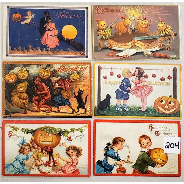 Halloween Holiday Greeting Postcards 20 Cards