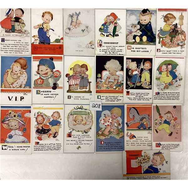 Mabel Lucie Attwell Children Greeting Postcards 19