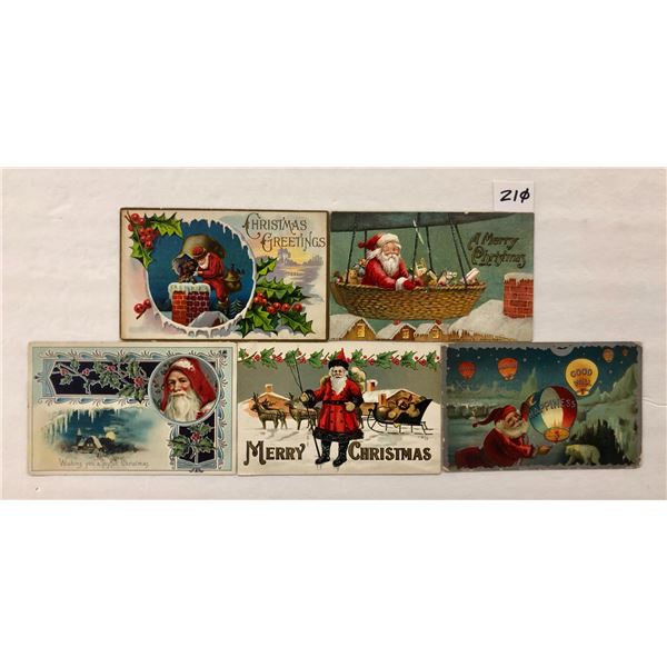 Santa Claus Christmas Holiday Greeting Postcards 48