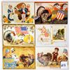 Image 1 : Patriotic Thanksgiving Holiday Greeting Postcards 27