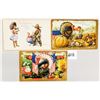 Image 4 : Patriotic Thanksgiving Holiday Greeting Postcards 27